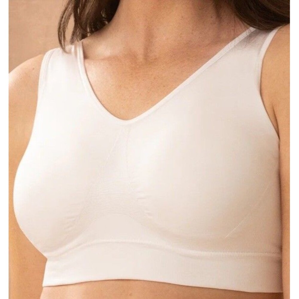 Shapermint Truekind Beige Everyday Throw On Wireless Bralette Size 2XL 91404